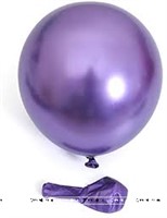 18 inch Purple Chrome Balloons (Pack of 5)