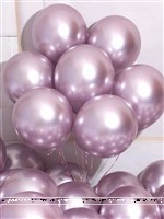18 inch Light Purple Chrome Balloons (Pack of 5)