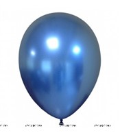 18 inch Blue Chrome Balloons (Pack of 5)