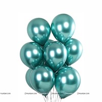American Green Chrome Balloons (Pack of 10)