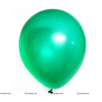 Dark Green Metallic Balloons (Pack of 20)