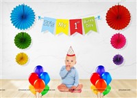 First Birthday Multi Color kit 