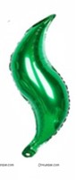 Fish Tail Foil Balloons (Green)