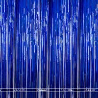 Blue Foil Curtains 6ft x 6ft