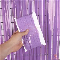 Purple Foil Curtain (Pastel)