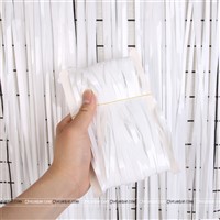White Foil Curtain (Pastel)