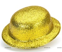 Gold Glitter Party Hat 