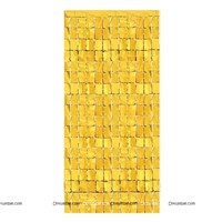 Gold Square Foil Curtain