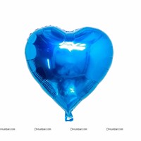 Heart Blue Foil Balloon