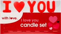 I Love You Candle