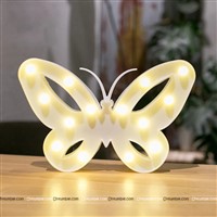 Butterfly Marquee Lights (White)