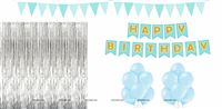 Foil Fringe Birthday Party Kit 