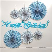Blue Birthday Decoration Kit (Pack of 27 pcs )