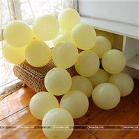 Pastel Yellow Balloons (Pack of 20)