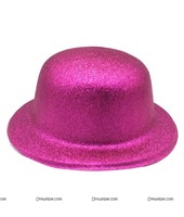 Pink Glitter Party Hat 