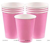 Pink Plain Party Cups (Pack of 20)