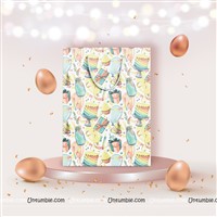 Crystal Charm printed Gift Bag ( Pack of 12 )