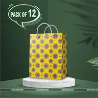 Indian Motif printed Gift Bag ( Pack of 12 )