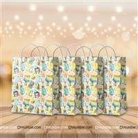 Pastel Paradise printed Gift Bag ( Pack of 12 )