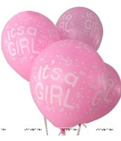 Its a Girl Latex Balloons(Pack of 20)