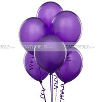 Purple Latex Balloons (Pack of 20)