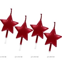Red Star Candles