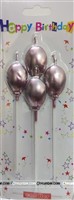 Rose gold Balloon Candles