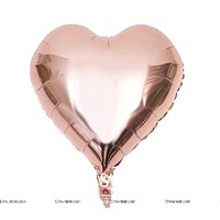 Rosegold Heart foil balloon