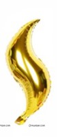 Fish Tail Foil Balloons (Gold)