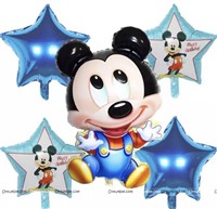 Mickey Mouse Foil Balloons (Pack of 5)