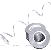 Silver curling ribbon