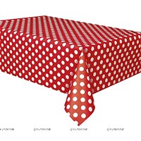 Red Table cover 6 ft