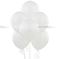 White Latex Balloons (Pack of 20)