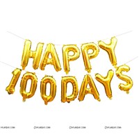 Happy 100 Days Foil Balloon Set