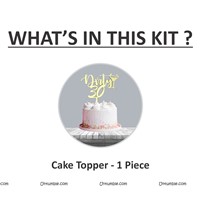 Dirty 30 Cake Topper 