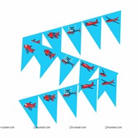 Aeroplane theme Triangle buntings