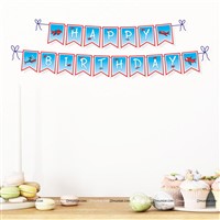 Aeroplane theme Happy Birthday Banner