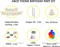 Alphabet Theme  Birthday Kit 