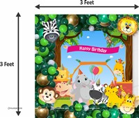 Baby Jungle Theme Backdrop Arch Kit