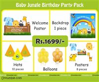 Baby Jungle Theme Mini Party Pack