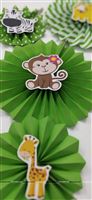 Jungle Animals Party Paper Fan decorations