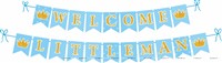 Baby Boy Welcome Home Foil Decor Kit Gold (Pack of 45 pcs)