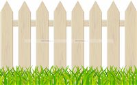 White Picket Fence Cutout
