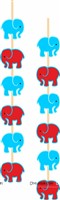 4 ft Elephant danglers (Pack of 2)