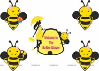 Bee theme Baby Shower