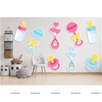 Untumble Baby Shower Wall posters (Pack of 8)
