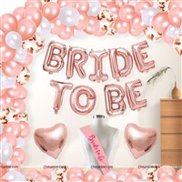 Bride to be foil Balloon Kit
