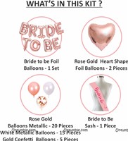 Bride to be foil Balloon Kit