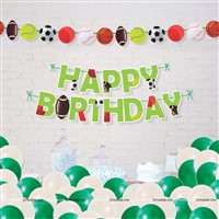 Ball Theme Letter and Shape Bunting Kit