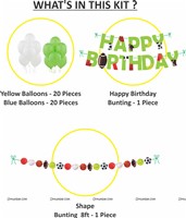 Ball Theme Letter and Shape Bunting Kit